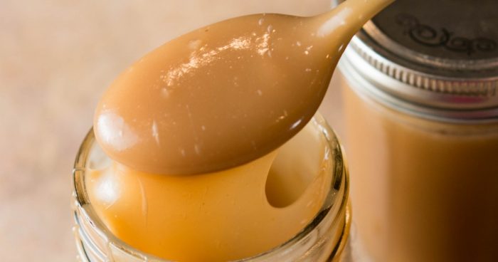 Decadent and sweet, this homemade caramel sauce is easy to make and finger-lickin' good. Use it to top your favorite recipes or serve it as a simple dip.