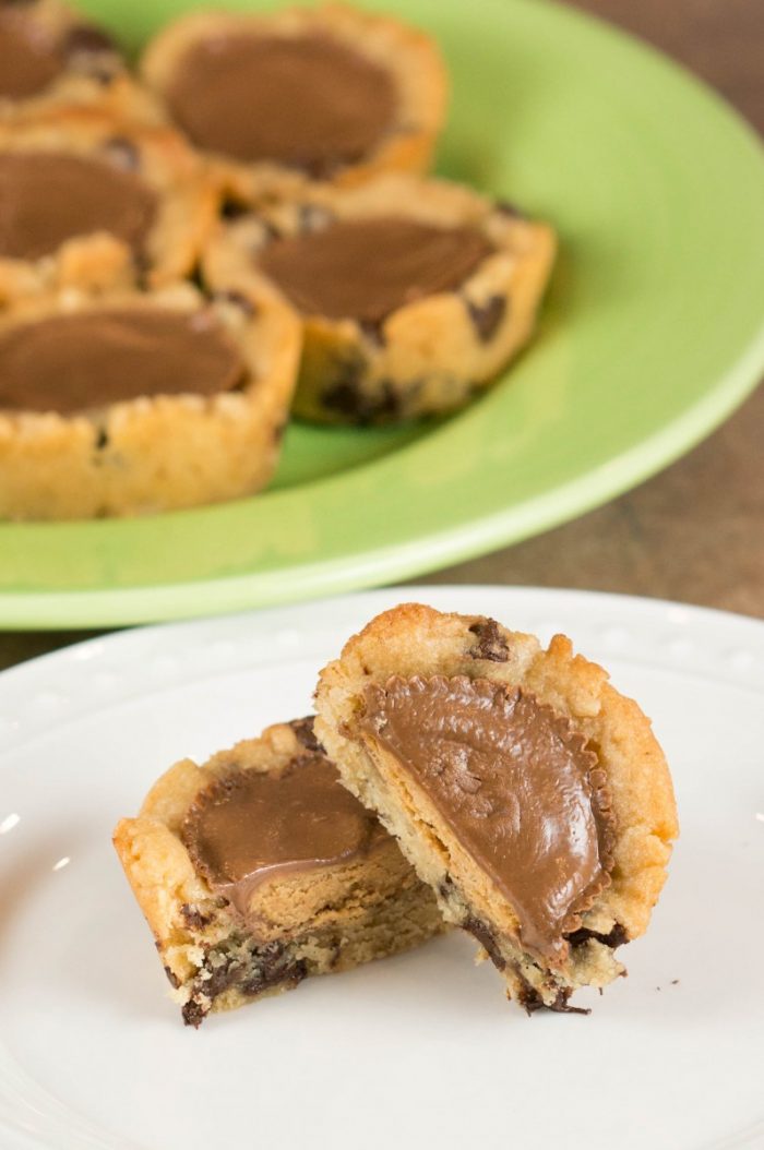 chocolate chip peanut butter cup cookies