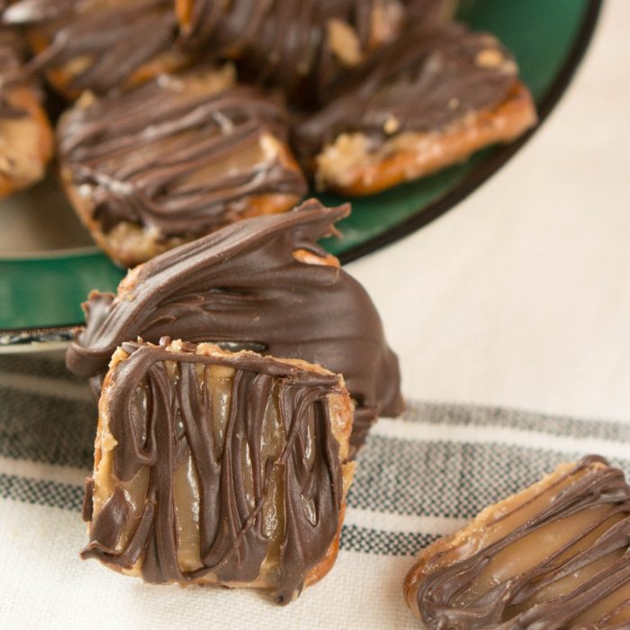 Make a homemade delicious Take 5 Candy Bars with this yummy, easy copycat Take 5 Pretzel Bites recipe! Layers of pretzels, peanut butter, caramel, and chocolate.
