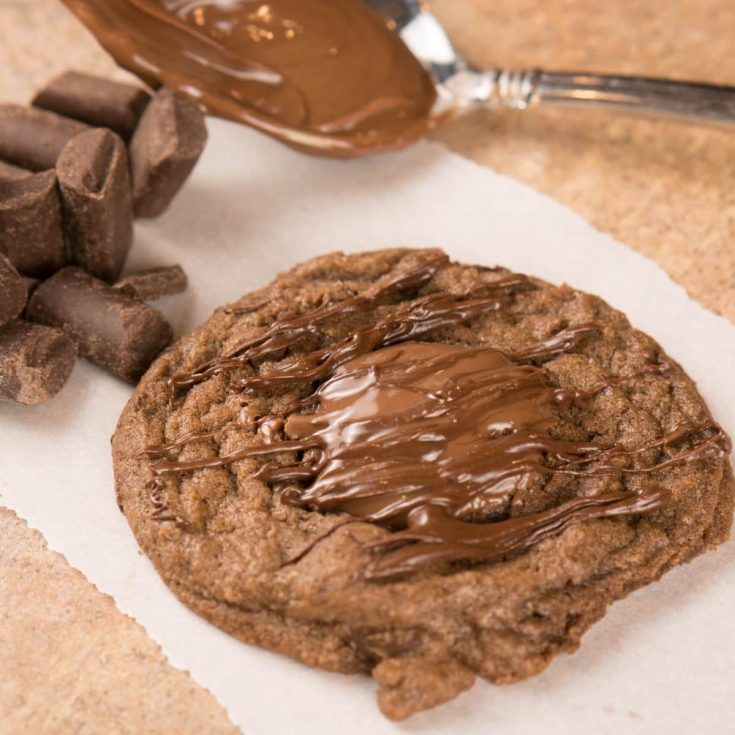 Triple Chocolate Nutella Cookies - Triple Chocolate Nutella Cookies09220 - Simple Sweet Recipes