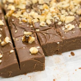 Decadent and sweet with a creamy texture. You'll never make another fudge recipe again once you try this best ever fudge recipe that takes only 5 minutes!