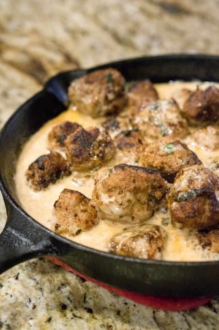 A simple dinner that packs a punch, everyone loves these swedish meatballs with sauce! Serve on rice or noodles for a filling, flavorful dinner recipe.