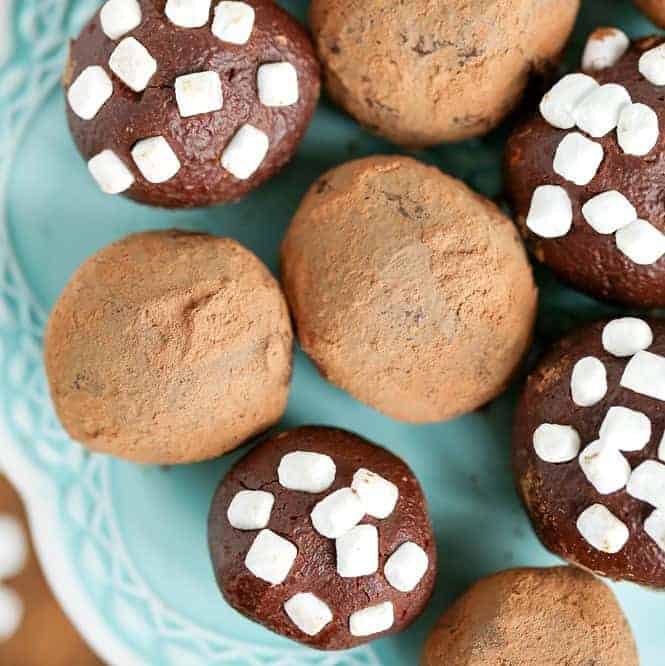 Homemade Hot Chocolate Truffles - hot cocoa truffles sq - Simple Sweet Recipes