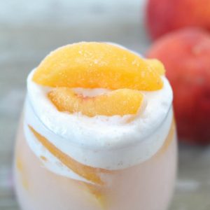 Peach Drink: Peaches and Cream Punch