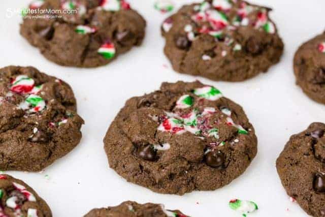 dark chocolate christmas cookies