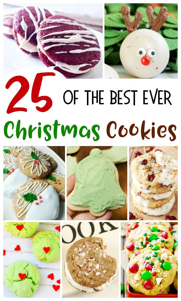 25 christmas cookie recipes pin