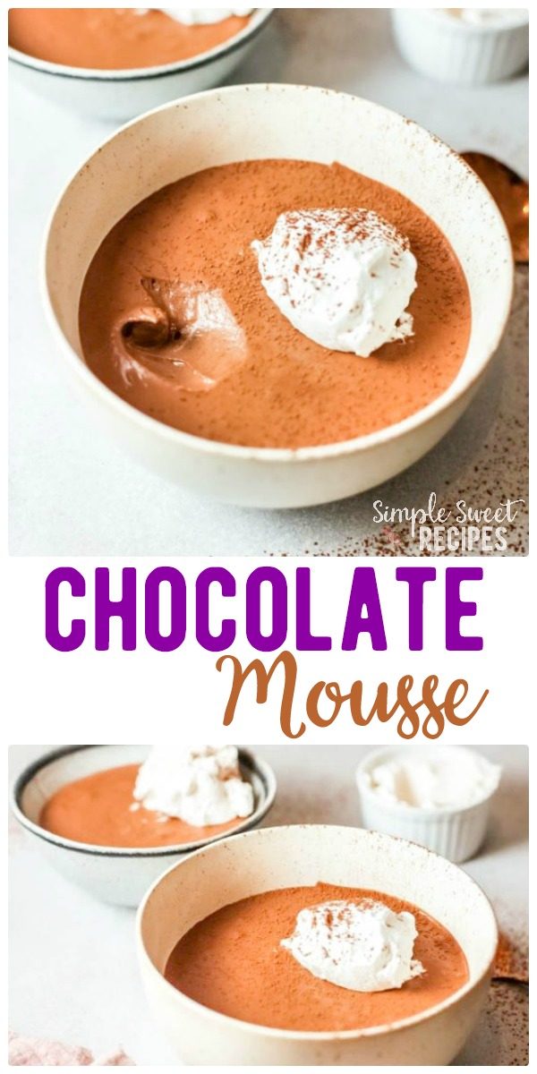 Quick and Easy Chocolate Mousse recipe that's indulgent and delicious! You'll need just 5-ingredients and a surprising use of Coffee to create this crave-worthy dessert!