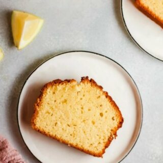 This lemon yogurt pound cake is the perfect Spring dessert! serve it with ice cream, whipped cream of by itself. Filled with citrus, tangy flavors and with a crunchy sweet crust this pound cake is going to become your favorite recipe!