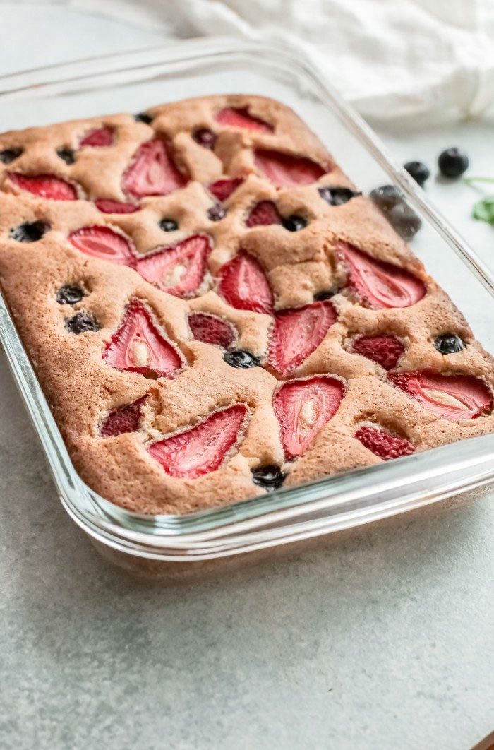 strawberry raspberry blueberry cake